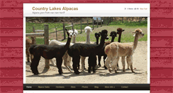 Desktop Screenshot of countrylakesalpacas.com